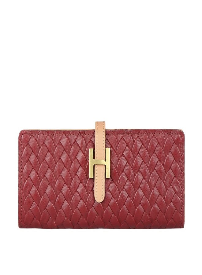 هاي ديزاين محفظة هايدساين النسائية EE هاربر WII-M مقاس واحد بلون مارسالا قابلة للطي - Image 1